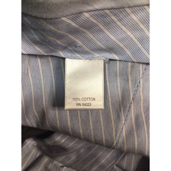 Banana Republic Modern Fit 100% Cotton Mens Gray Grey Dress Pants 33x30 - Picture 5 of 10